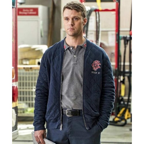 Chicago Fire Matthew Casey Quilted Jacket